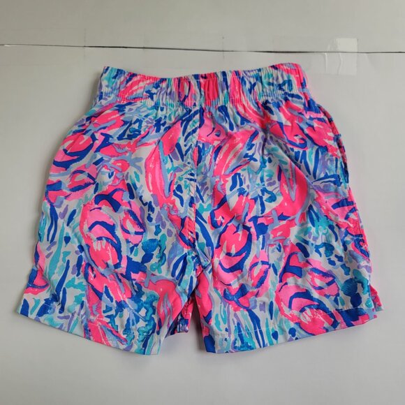 Lilly Pulitzer Cracked Up Cosmic Coral junior capri trunk Boys - Picture 8 of 12